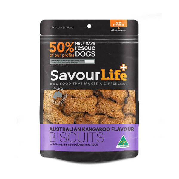 SavourLife Australian Kangaroo Biscuits Dog Treats 2 Product Image