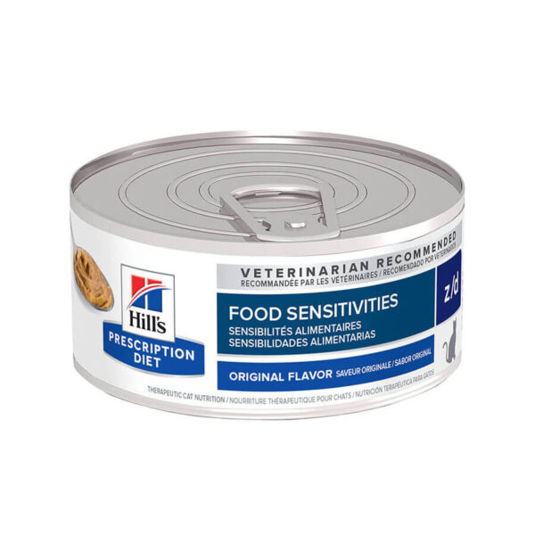 Hill's Prescription Diet Z/D Skin/Food Sensitivities Wet Cat Food 156g 1 Product Image