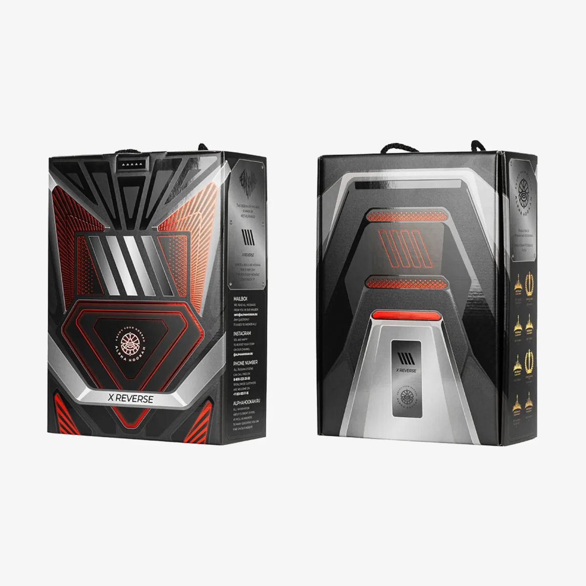 ALPHA Reverse X Red Nargile Takımı 3 alpha reverse x red nargile takimi detay 3