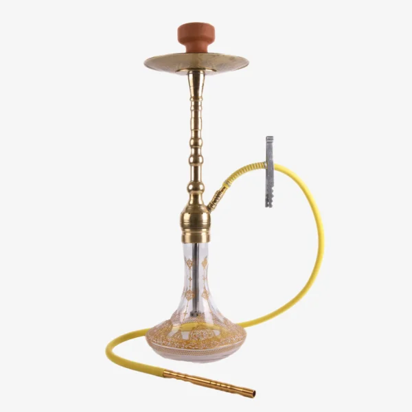 Klasik Puff 1299 Varak Şişeli Nargile Takımı - Görsel 1