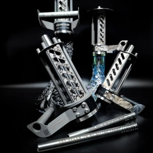 SHI Carver Micro Gun Nargile Takımı 7 SHI Carver Micro Gun Nargile Takımı - Görsel 3