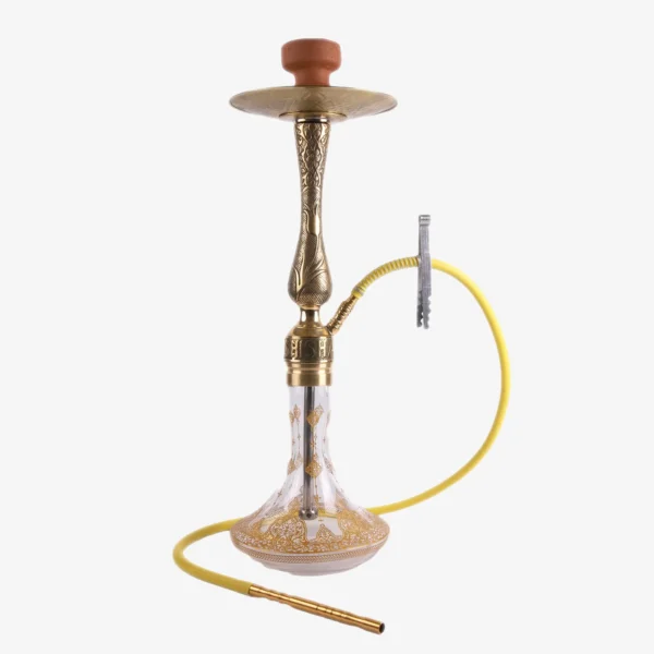 Tulip Puff Varak Şişeli Nargile Takımı 1 Tulip Puff Varak Şişeli Nargile Takımı - Görsel 1